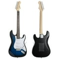 thumbnail image 5 of Ashthorpe 39-Inch Electric Guitar with S-S-S Pickups and Tremolo Bar - Blue/White, 5 of 8