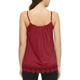 thumbnail image 4 of COMFREE Women's Camisole with Built in Bra Plus Size Tank Top Cami Flowy Casual Tops with Adjustable Strap (S-4XL), 4 of 6
