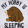 thumbnail image 3 of CafePress - My Hobby Is Sleeping Chill Grizzly Bear T Shirt - Women's Classic T-Shirt, 3 of 4