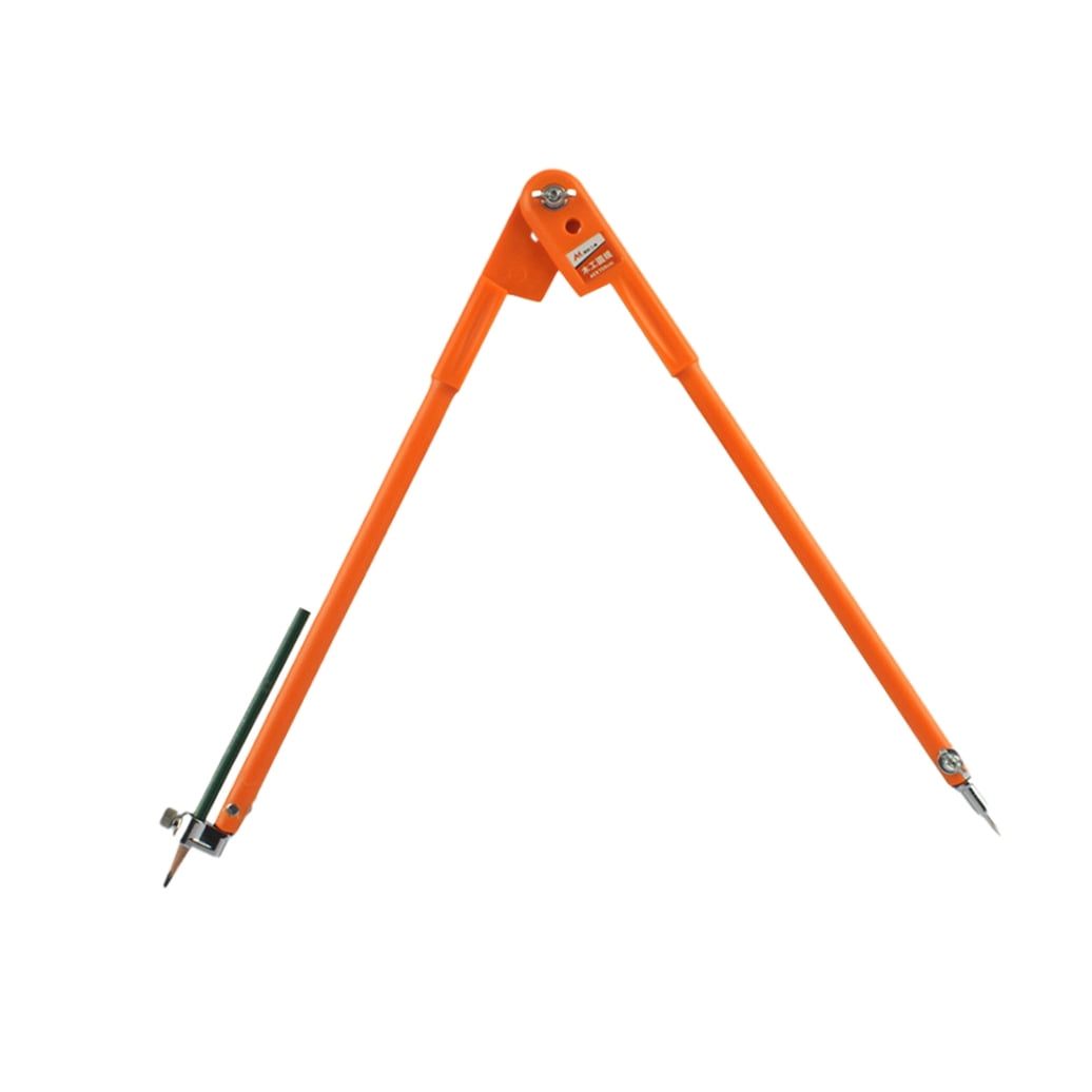 FUEENIRVA Precision Pencil Compasses Orange PP Plastic for Woodworking Tasks 1Pcs 5.9*1.6in