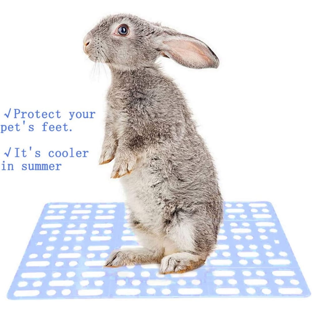 Rabbit Cage Mats Small Animal Plastic Feet Pads Floor Mat for Pet Cats