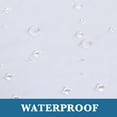 thumbnail image 5 of PrimeBeau Blackout Curtains Faux Linen Grommet Drapes, 52 x 108 Inch, White, 5 of 7