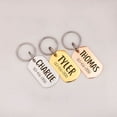 thumbnail image 3 of Anavia Stainless Steel Oval Name and Phone Number Engraved Dog ID Tag, Gold, L, 3 of 12