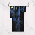 thumbnail image 5 of Coolnut 3 Piece Bath Towels Set, Super Soft Absorbent Black Cat Towels for Bathroom Gym Spa Hotel Decor Wash cloth, 5 of 7