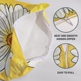thumbnail image 5 of Spring Daisy Pillow Covers 18x18 Set of 2 Cute Floral Yellow Summer Outdoor Decorative Throw Pillows Farmhouse Flower Pillowcases Linen Cushion Case Decor for Home Sofa Couch Bed, 5 of 7