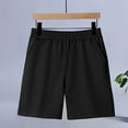 thumbnail image 3 of Plebaso Kids Cotton Sweat Shorts Casual Drawstring Pull on Shorts Athletic Running Shorts for Boys Girls, 3 of 4