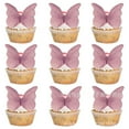 thumbnail image 5 of Edible Ink Butterfly Design Wafer Paper - Vibrant Four-Color Printed Rice Paper for Cold Dish Garnish, Baking Decoration & Table Setting Adornment, High-QualityDecorative Toppers with Whimsical, 5 of 5