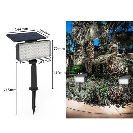 

Solar Outdoor 36 LED Solar Light Outdoors IP65 Garden Decoration Solar Lamps Outdoor Lighting Spotlight Wall Light For Yard