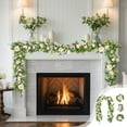 thumbnail image 1 of Feltree Artificial Peony Vine Garland 200cm for Wedding Decor Home Decor, Spring Faux Flower Rattan with Realistic Leaves, Durable Table Centerpiece Backdrop for Party, 1 of 8