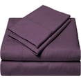 thumbnail image 2 of Universal After Berth Boating Sheet Set - Universal After Berth 600 TC Sheet Set - Egyptian Cotton - USA Boat Bedding - Boat After-Berth Bedding - Great Gift for Boaters - 6 Inch Drop, Plum, 2 of 2