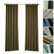 Blackout Curtains for Bedroom Grommet Insulated Room Curtains for Living Room, Set of 2 Panels (53*63in)