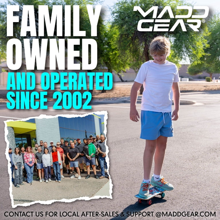 Madd Gear Mini Cruiser 22" Skateboard, Black Locker Board photo 8