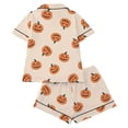 thumbnail image 4 of JAJAHO Halloween Pajamas Women 2 Piece Pj Set Spooky Season Matching Button Shirt With Shorts, 4 of 7