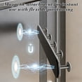 thumbnail image 5 of Magnetic Door Hook No Drill Installation | 5 Spherical Hooks for Keys, Coats, Bags | Alloy Wall Mount Storage Organizer for Entryway & Bedroom, 5 of 6