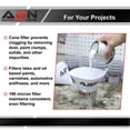 thumbnail image 5 of ABN 8176 Nylon Mesh Paint Strainers w/ Filter Tip 190 Micron (50 PK), 5 of 7