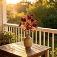 thumbnail image 3 of Fall Outdoor Home Decor Artificial Flowers Pansies and Violets for Living Rooms and Seasonal Arrangements, 3 of 5