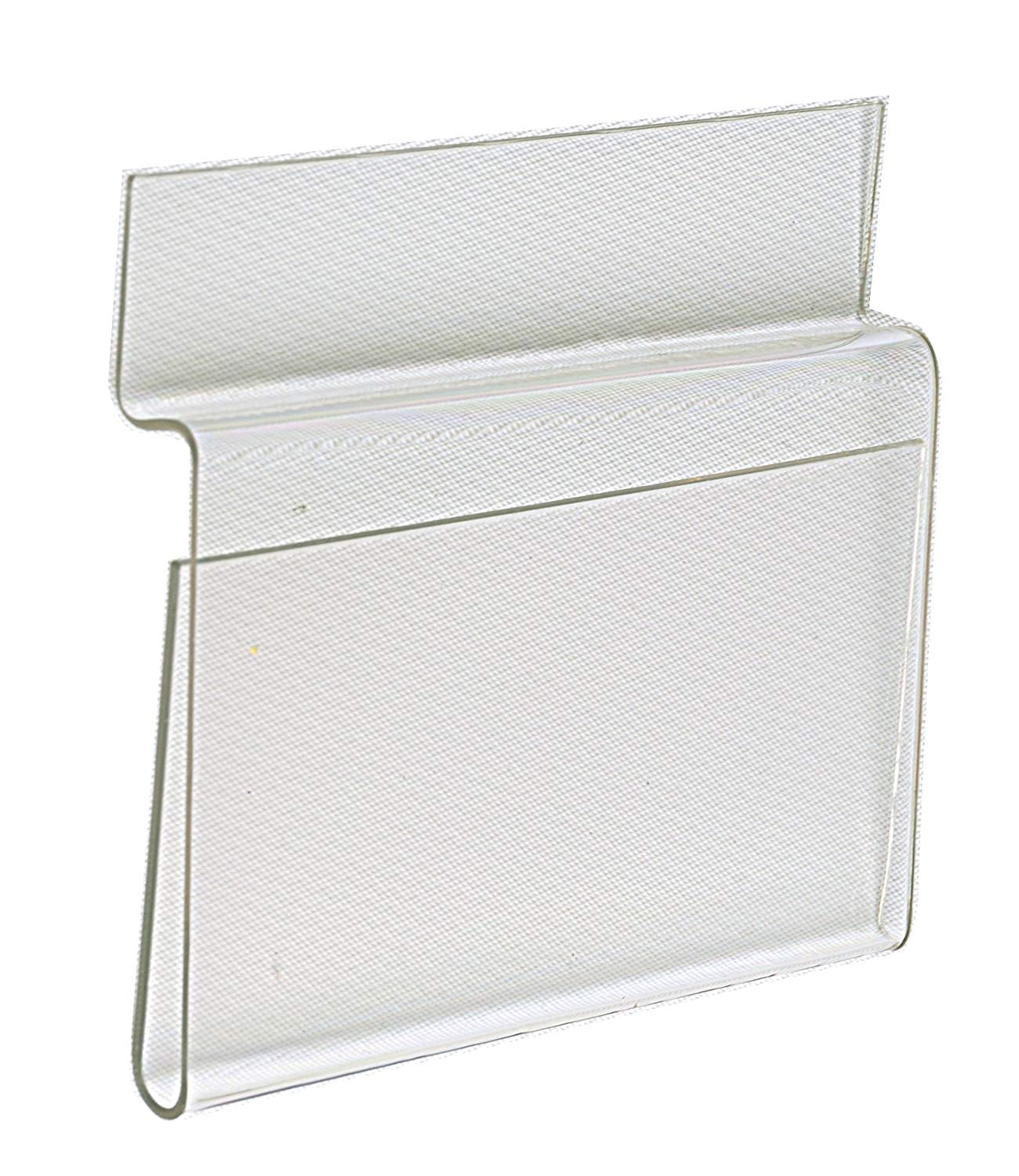 Slatwall Label Holder 3.5W x 2H Pack of 50 Business Card Size