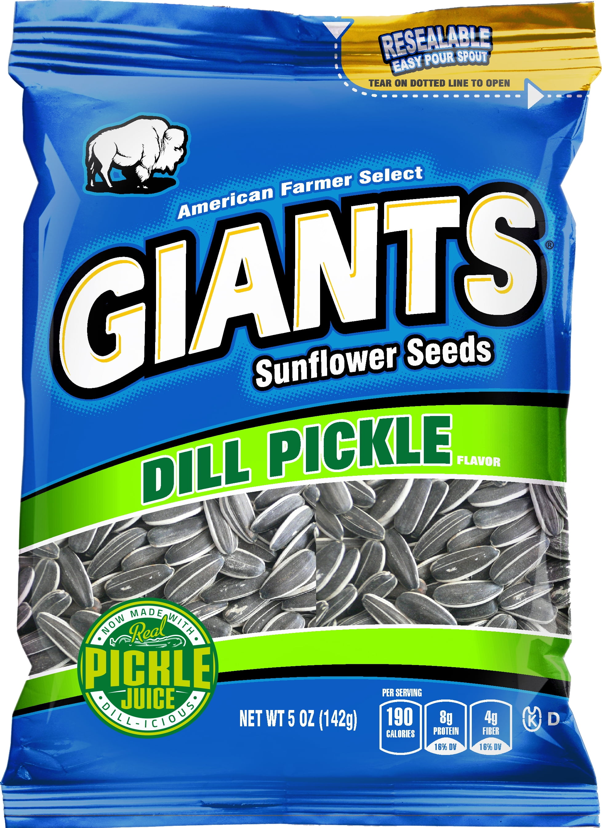 Giants Kettle Roast Dill Pickle Sunflower Seeds, 5 Oz.