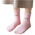 thumbnail image 3 of JeashCHAT Fashion Keep Warm Women Fashion Solid Color Animal Embroidery Thick Socks, 3 of 9