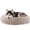 Brown, variant on Dog & Cat Bed for Indoor Cats, 20in Calming Donut Bed for Puppy and Kitten, Washable Round Fluffy Pet Bed for Small Medium Dogs and Cats (Light Grey)