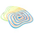 thumbnail image 2 of TidBay 4Pcs chopping blocks Frosted Non-slip Plastic Transparent Cutting Boards Breadboard for Kitchen, 2 of 8