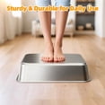 thumbnail image 6 of Stainless Steel Cat Litter Box, Short-Side Low Entry, Extra Large for Indoor Big Cats, Kittens and Seniors, 6 of 8