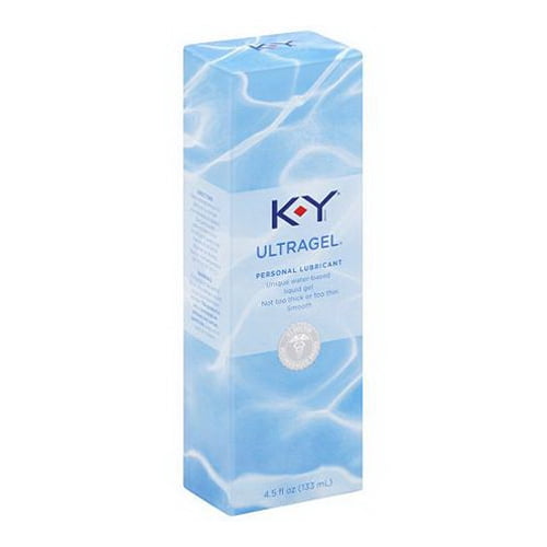 KY Ultragel Personal Uniquewater Based Lubricant 4.5 Oz, 3 Pack