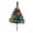#136C, variant on Solar Christmas Light, Garden Stake Decor, Outdoor Yard Ornament, Auto Solar Charging and No Wiring Needed for Garden Areas, Front Lawns and Patio Spaces.