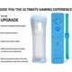 thumbnail image 4 of 2 Pack Classic Wireless Controllers Compatible With Wii And Wii U, Game Controller With Silicone Case And Wrist Strap (pink And Blue), 4 of 5