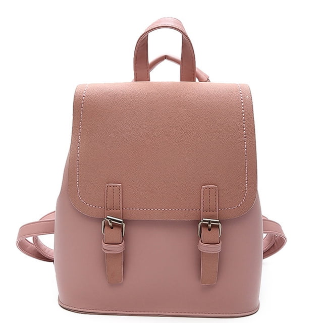 Mochila pequeña y elegante para mujer, minibolso de cuero sintético con múltiples bolsillos