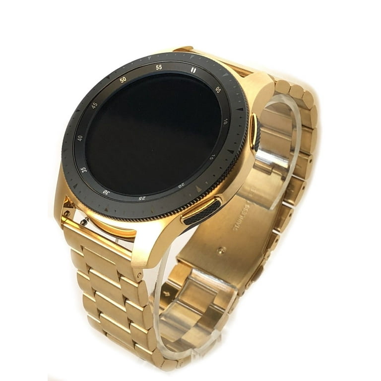 24K Gold Plated 46MM 2018 Samsung Galaxy Watch Links Band Walmart