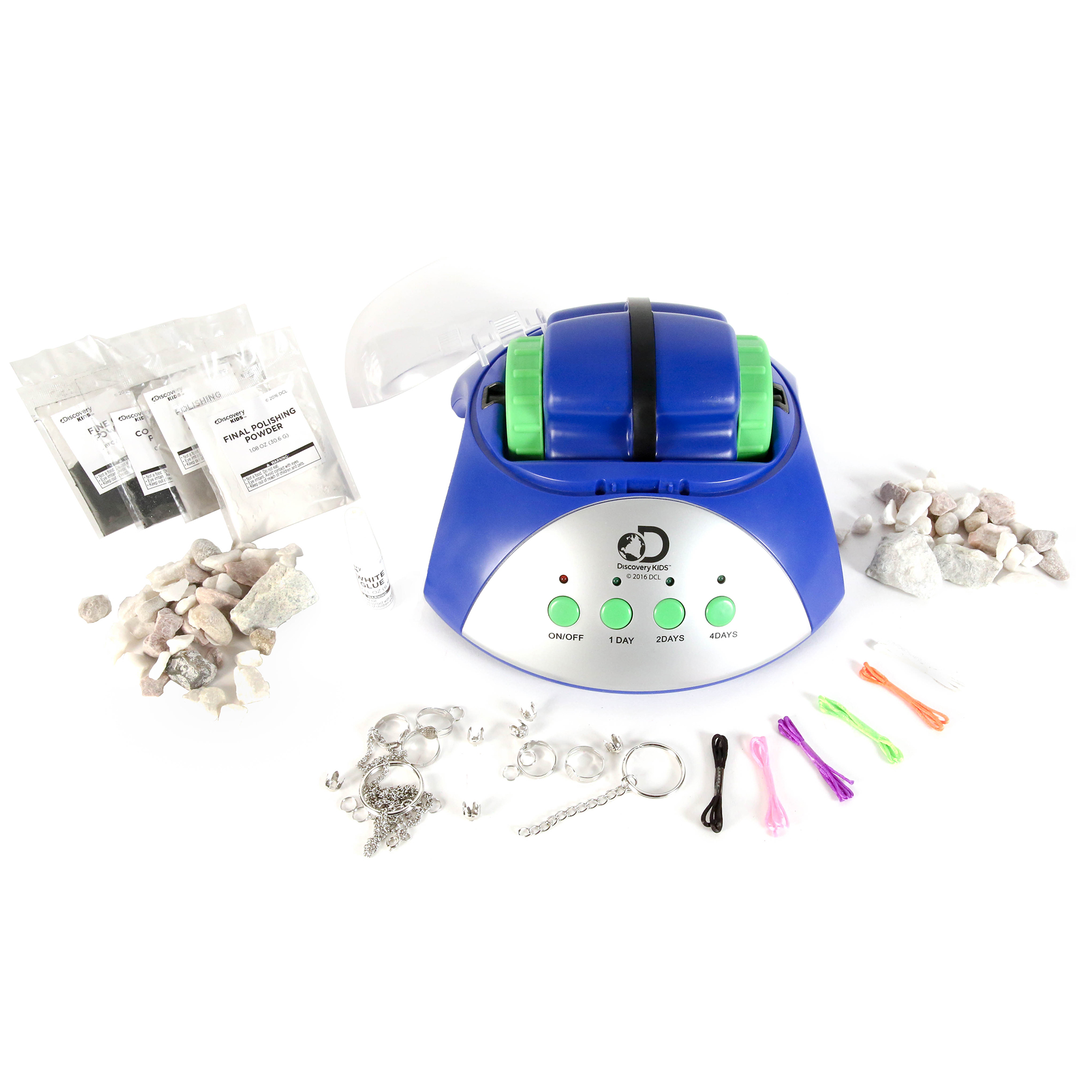 Discovery Kids Rock Tumbler Polisher Science fun for kids and rock