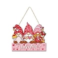 thumbnail image 1 of Décoration de Porte Ronde de la Saint-Valentin Logo Suspendu Décoration Murale Amour, 1 of 5