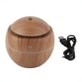 thumbnail image 1 of Uadme bluebone Purificateur d'air,USB Essentiel LED Arôme Tactile Humidificateur à Ultrasons Diffuseur D'huile Purifiant L'air pour Chambre Salon(Couleur Bois Brut), 1 of 13