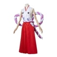 thumbnail image 3 of Disfraz de Cosplay de Anime para mujer, trajes de Kimono, traje de uniforme de fiesta de Carnaval de Halloween, Yamato, 3 of 3