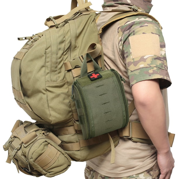 Bolsa médica Bolsa médica compacta resistente a la abrasión mini kit de accesorios de caza multifuncional
