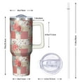 thumbnail image 4 of 1pc Pioneer Lady 40oz Tumbler with Straw & Handle - Insulated Stainless Steel Cup | Holiday Gift for Man Women (Christmas, Valentine's, Birthday), 4 of 10