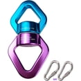 thumbnail image 1 of Micro Rotator, Aluminum Alloy Safest Rotational Device, Swivel With Smooth 360° Rotation For Swing, Aerial Dance, Yoga, Hanging Hammock, Rock Climbing, Emergency Gear, Compact, 1 of 5