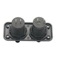 thumbnail image 3 of Yeacher 5V 4.8A Dual USB Car Charger Switch Panel 2 Ports Green Light Waterproof Cigarette, 3 of 8