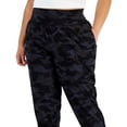 thumbnail image 2 of ID Ideology Women's Printed Jogger Pants Black Size 1X, 2 of 3