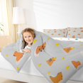 thumbnail image 4 of Homewish Cartoon Capybara 3-Piece Full Size Comforter Sets For Children Teens,Kawaii Wildlife Bedding Comforter Set,Cute Animal Lightweight Bedding Sets,Breathable Home Decor,Reversible, 4 of 8