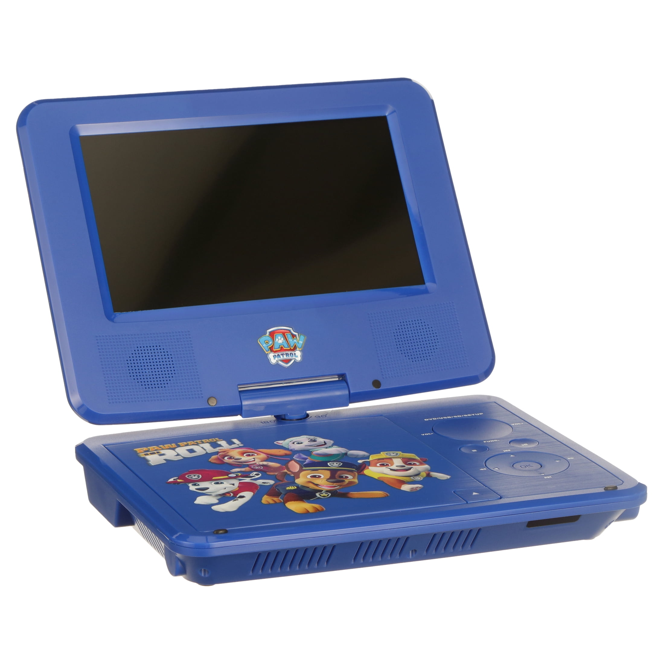 PAW Patrol NKPDVD700CH 7" Portable DVD Player with Matching Headphones + Carrying Bag - Blue