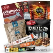 Giftworld Spicy Beef Jerky SE33Variety Pack - Jerky Gift Basket for Men - Meat Gifts for Men, Hot and Spicy Meat and Jerky Snacks, Food Gifts for Men