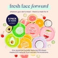 thumbnail image 2 of Mascarillas faciales SpaLife Beauty Fruit, paquete de 24 unidades, hidratantes, 2 of 9