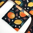 thumbnail image 3 of Wrapables JoliBag Collection Reusable Shopping Bag (Set of 2), Oranges & Lemons, 3 of 6