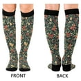 thumbnail image 4 of FORMRS Womens Knee High Socks Casual Long Thick Travel Daily Wear, 2 Pairs, Christmas Bows, 4 of 6