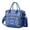 Blue-22, variant on Bohemian Large Lunch Box for Women, Leakproof Lunch Tote with Nordic Style Patterns, Insulated Dual Compartment Cooler for Work, Picnic, Travel Snacks
