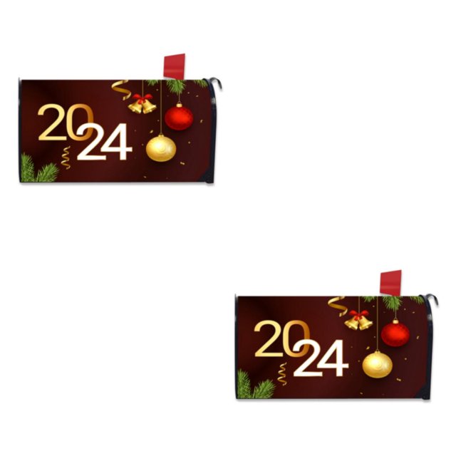 Maytalsory Effortlessly Install And Remove Easy To Mailbox Cover Vivid Print Cloth Abstract Style Colorful Mailbox Cover YTYH2309098 2Set