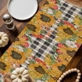 thumbnail image 2 of Fall Thanksgiving Cotton Linen Table Runner, Washable Table Runners for Kitchen, Dining Room, Holiday, Home Party Table Decor, 13x72 Inches, 2 of 9