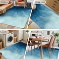 thumbnail image 5 of Area Rug for Living Room, Blue Ombre Non-Slip Indoor Large Carpet for Bedroom/Dining Room, Coastal Beach Modern Abstract Art Washable Low-Profile Rectangle Floor Mat Runner Rugs - 3 x 5 Ft, 5 of 7